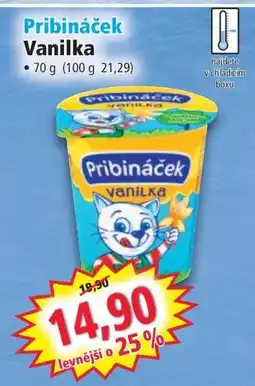 Norma Pribináček vanilka nabídka