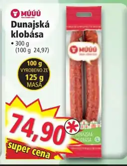 Norma Dunajská klobása nabídka