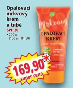 Norma Opalovací mrkvový krém v tubě nabídka