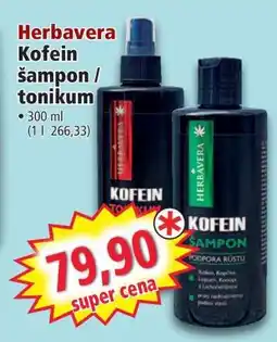 Norma Herbavera Kofein šampon / tonikum nabídka