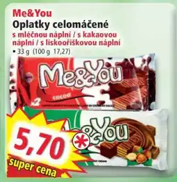 Norma Me&You Oplatky celomáčené nabídka