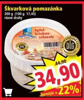 Norma Škvarková pomazánka nabídka