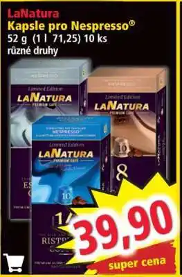 Norma LaNatura Kapsle pro Nespresso nabídka