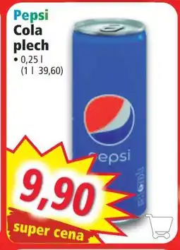 Norma Pepsi Cola plech nabídka