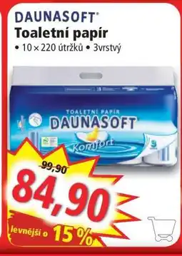 Norma DAUNASOFT Toaletní papír nabídka