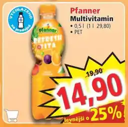 Norma Pfanner multivitamin nabídka