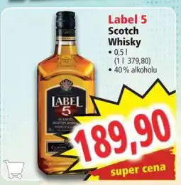 Norma LABEL 5 Scotch whisky nabídka