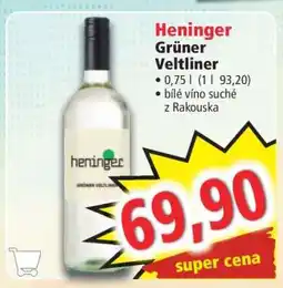 Norma HENINGER Grüner Veltliner nabídka