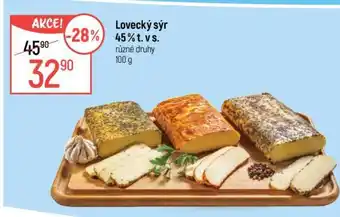 Globus Lovecký sýr 45 % t. v s nabídka
