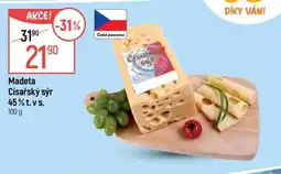 Globus Madeta Císařský sýr 45 % t. v s nabídka