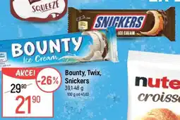 Globus Bounty, Twix, Snickers nabídka