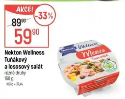 Globus Nekton Wellness Tuňákový a lososový salát nabídka