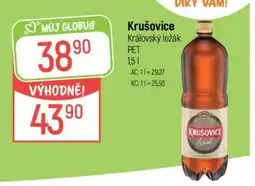 Globus Krušovice Královský ležák PET nabídka