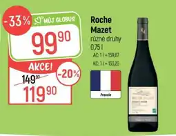 Globus Roche Mazet různé druhy nabídka