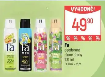 Globus Fa deodorant nabídka