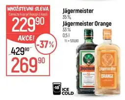 Globus Jägermeister, Jägermeister Orange nabídka
