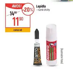 Globus Lepidla - různé druhy nabídka