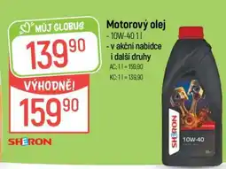 Globus Motorový olej SHERON nabídka