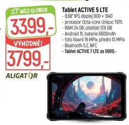 Globus Tablet ACTIVE 5 LTE nabídka