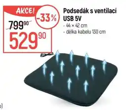 Globus Podsedák s ventilací USB 5V nabídka