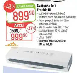 Globus Svářečka folií Freshie III nabídka