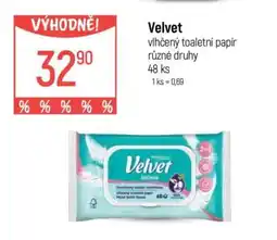Globus Velvet VLHČENÝ TOALETNÍ PAPÍR nabídka