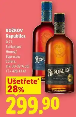 Lidl BOŽKOV Republica, 0,7 1 nabídka
