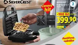 Lidl SILVERCREST Sendvičovač 3 v 1 750 W nabídka