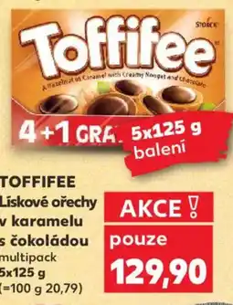 Kaufland TOFFIFEE Lískové ořechy v karamelu s čokoládou pouze nabídka