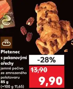 Kaufland Pletenec s pekanovými ořechy nabídka