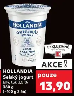 Kaufland HOLLANDIA Selský jogurt nabídka