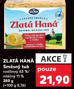 Kaufland OLMA Zlatá Haná Směsný tuk nabídka
