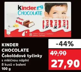 Kaufland KINDER CHOCOLATE Čokoládové tyčinky nabídka