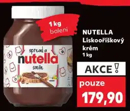 Kaufland NUTELLA Liskooříškový krém nabídka