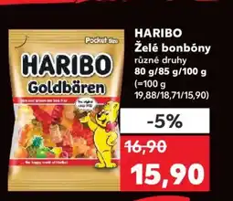 Kaufland HARIBO Želé bonbóny nabídka