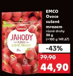 Kaufland EMCO Ovoce sušené nabídka