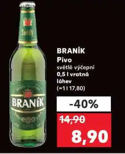 Kaufland BRANÍK Pivo nabídka
