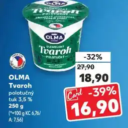Kaufland OLMA Tvaroh nabídka