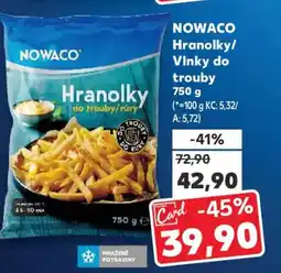Kaufland NOWACO Hranolky/ Vlnky do trouby nabídka