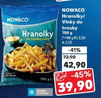 Kaufland NOWACO Hranolky/ Vlnky do trouby nabídka