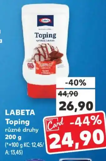 Kaufland LABETA Toping nabídka