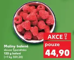 Kaufland Maliny balené nabídka
