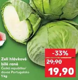 Kaufland Zeli hlávkové bílé rané nabídka
