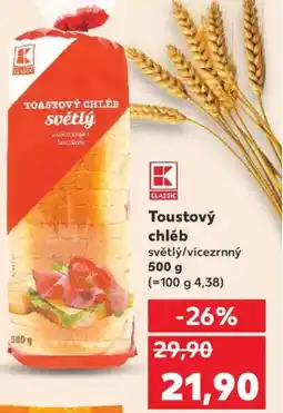 Kaufland Toustový chléb nabídka