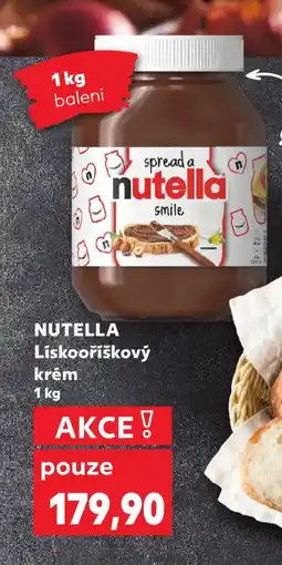 Kaufland NUTELLA Liskooříškový krém nabídka