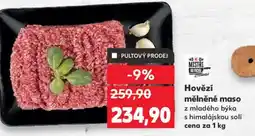 Kaufland Hovězí mělněné maso nabídka