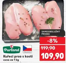 Kaufland Kuřecí prsa s kostí nabídka