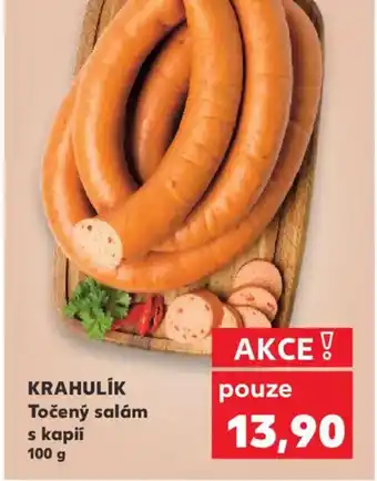 Kaufland KRAHULIK Točený salám s kapií nabídka