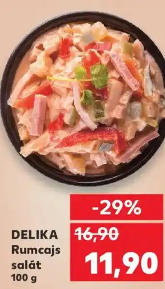 Kaufland DELIKA Rumcajs salát nabídka