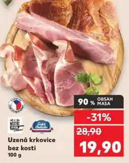 Kaufland Uzená krkovice bez kosti nabídka